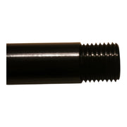 Close up of the M15 x 1.5 thread on the end of the thru axle