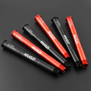 Boost front thru axles in red and black