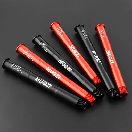 Boost front thru axles in red and black