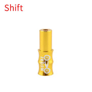 Gold alloy shift cable end cap