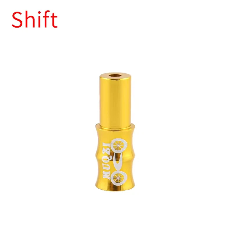 Gold alloy shift cable end cap