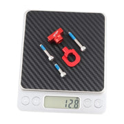 Chain tensioner and its bolts weighed on digital scales at 12.8 grams