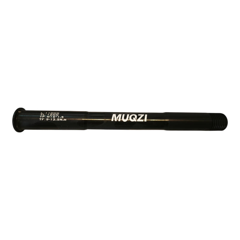 Black 15mm Boost front thru axle