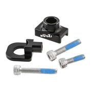 Black chain tensioner with its two supplied bolts